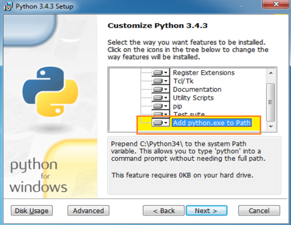 download python in webstorm